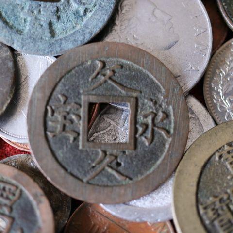 古銭 3000g 永楽通宝 天保通宝 寛永通宝 五帝銭 福銭 外国銭 近代銭 鉄