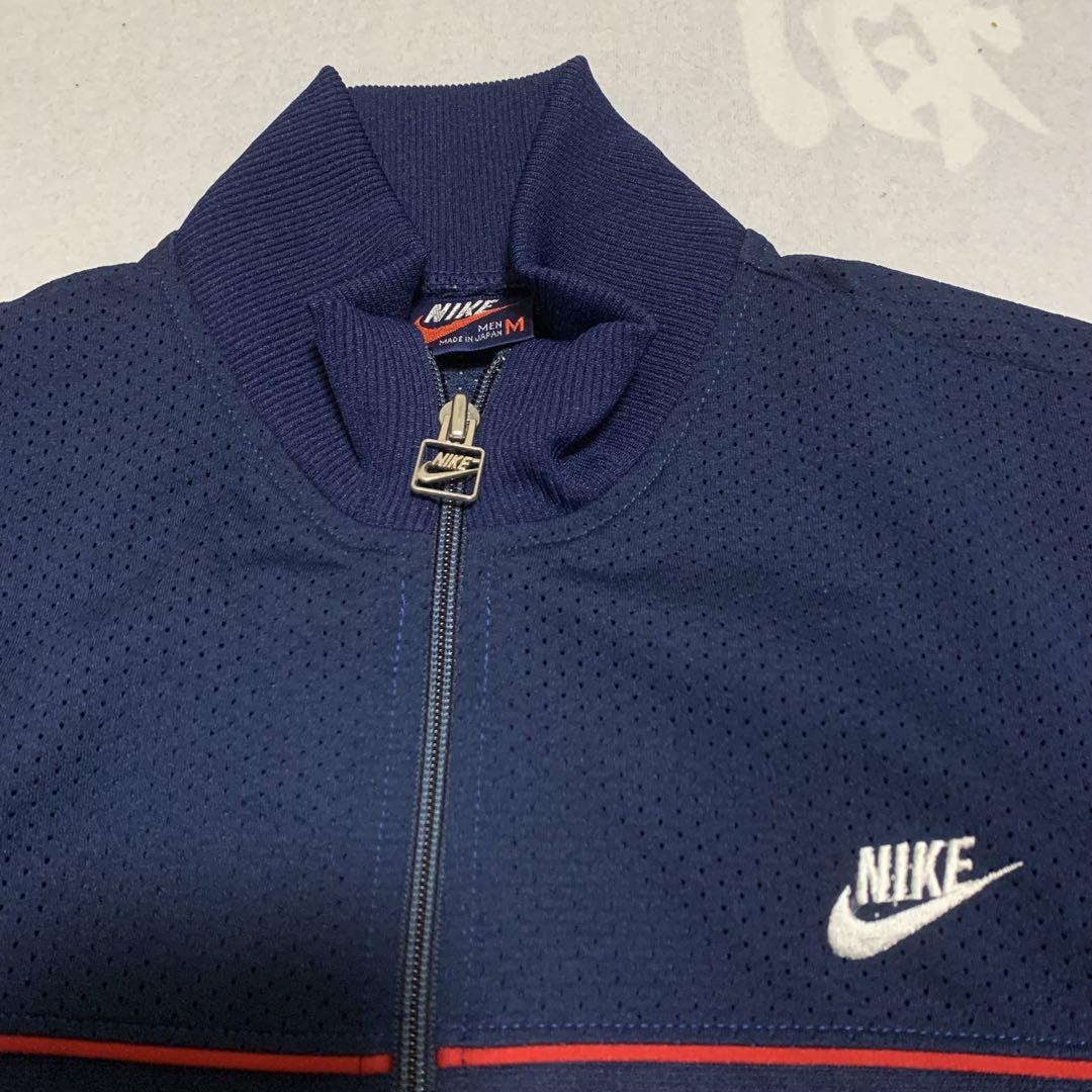 希少メッシュ生地 美品 80s NIKE ナイキ トラックジャケット