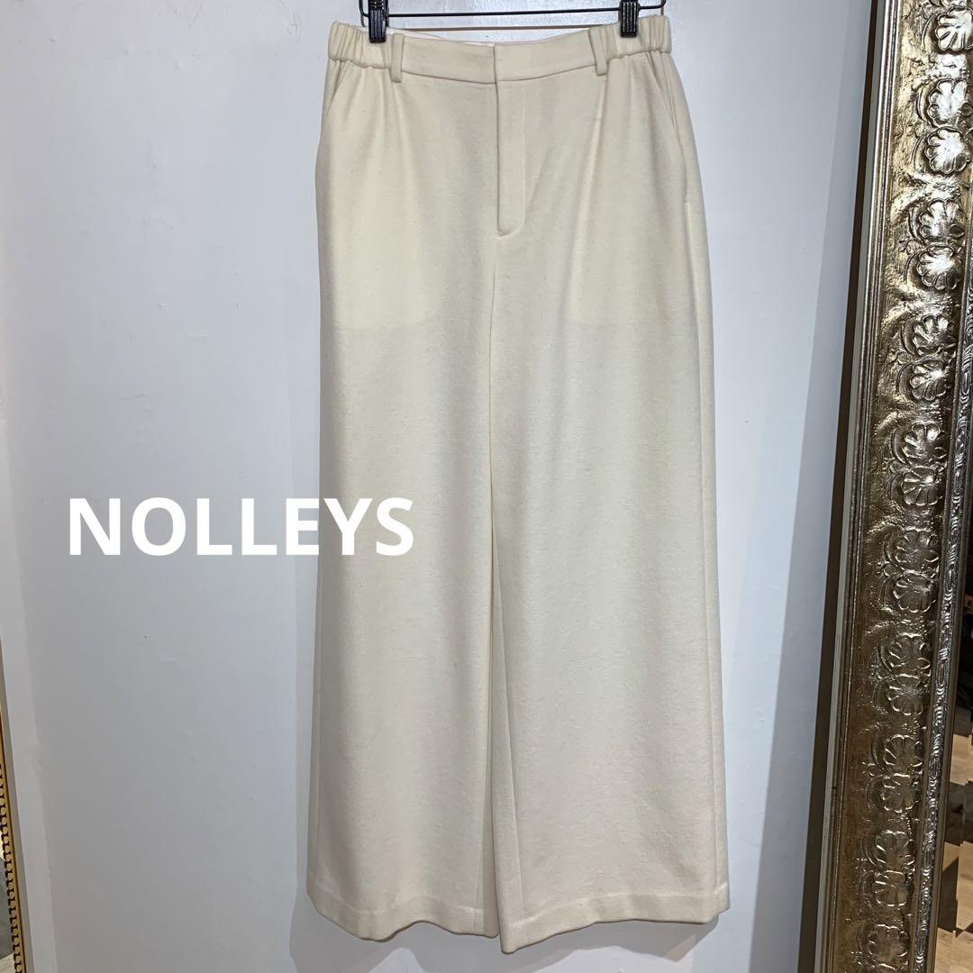 NOLLEYS  ワイドパンツ　白