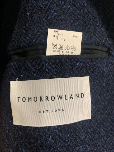Tomorrowland　トゥモローランド　ツイード　ジャケット　ネイビー