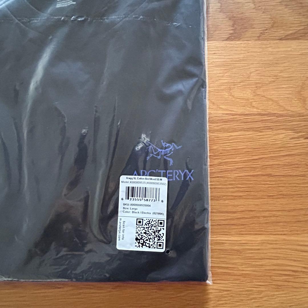 入手困難！完売！アークテリクス　クラッグSLコットンバードワードショートスリーブ