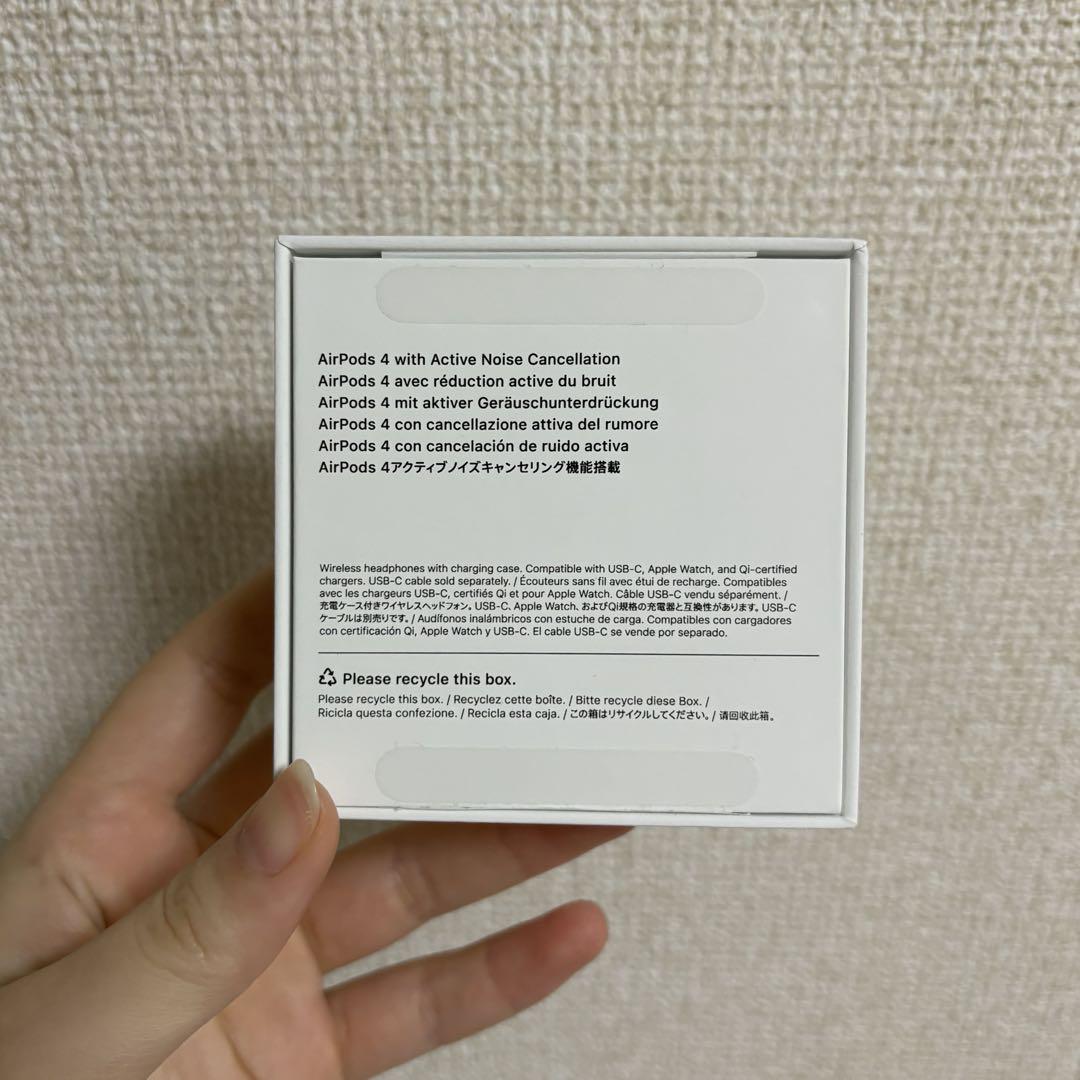 未使用 AirPods4 アクティブノイズキャンセリング