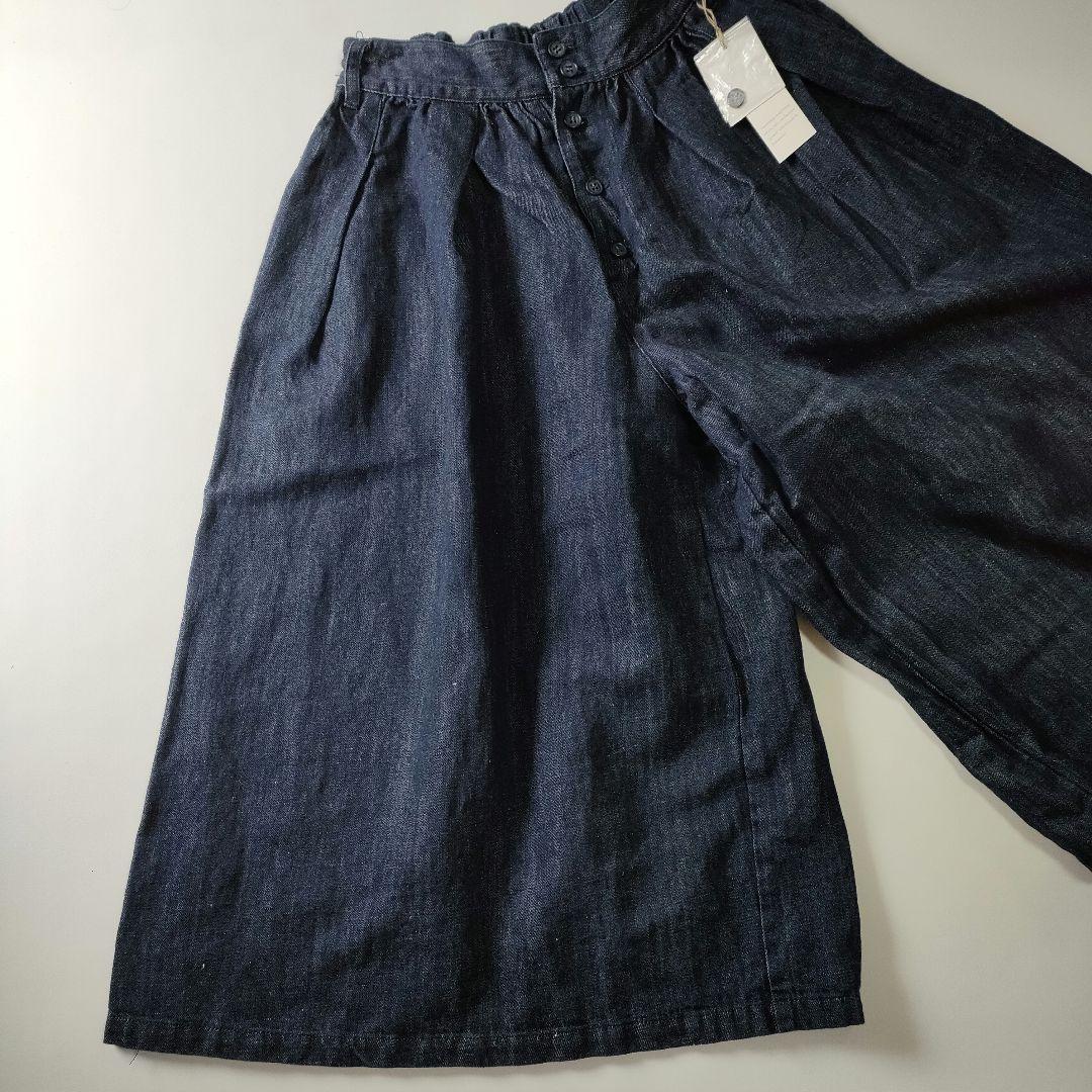 特価ブランド ガウチョパンツ ▷タグ付き TUTIE.リネンデニム