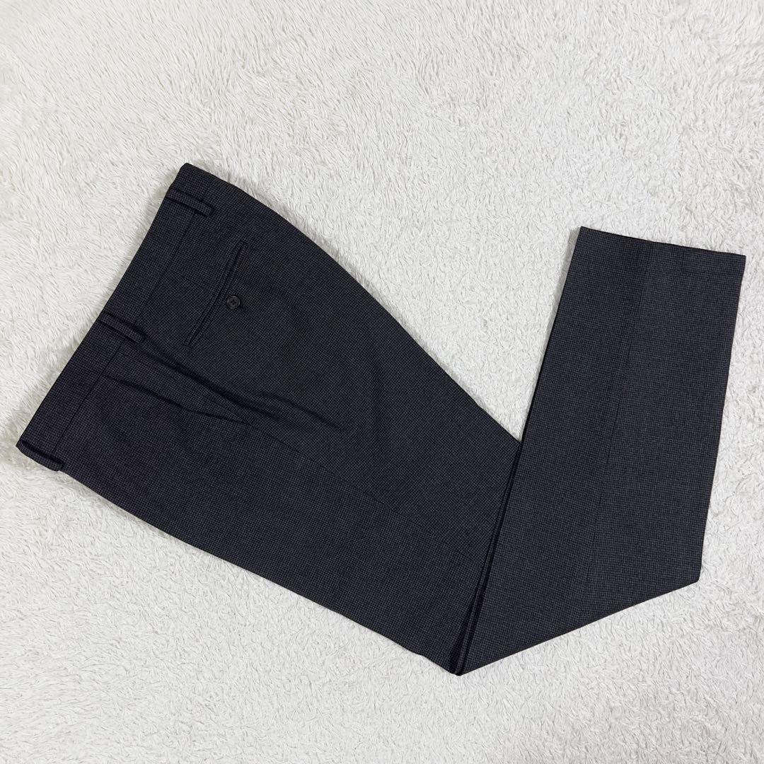 美品✨カルバンクライン 現行タグ スーツ セットアップ 千鳥格子 グレー 40