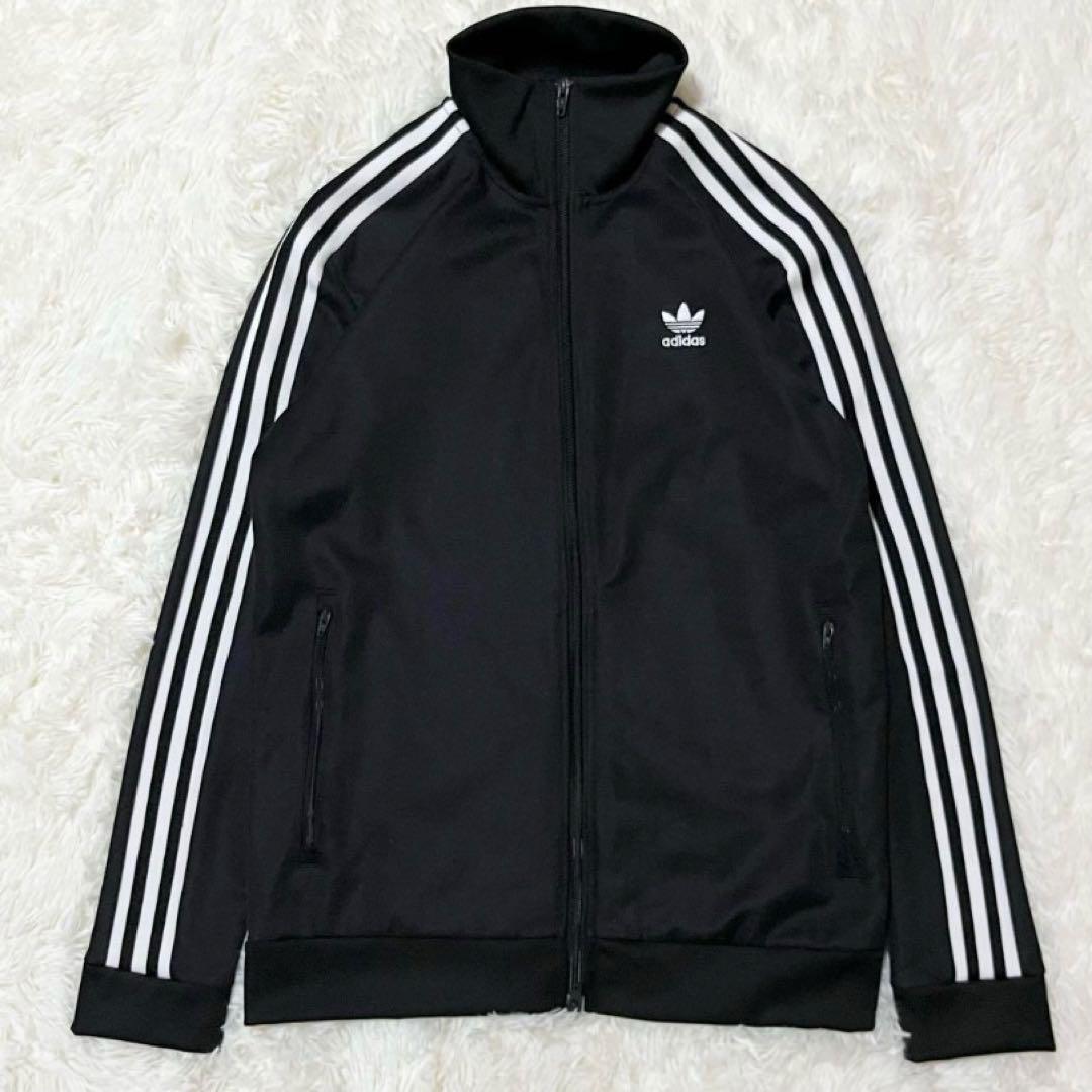 adidas ベッケンバウアー トラックトップ 黒 XL 1回洗いのみ美品