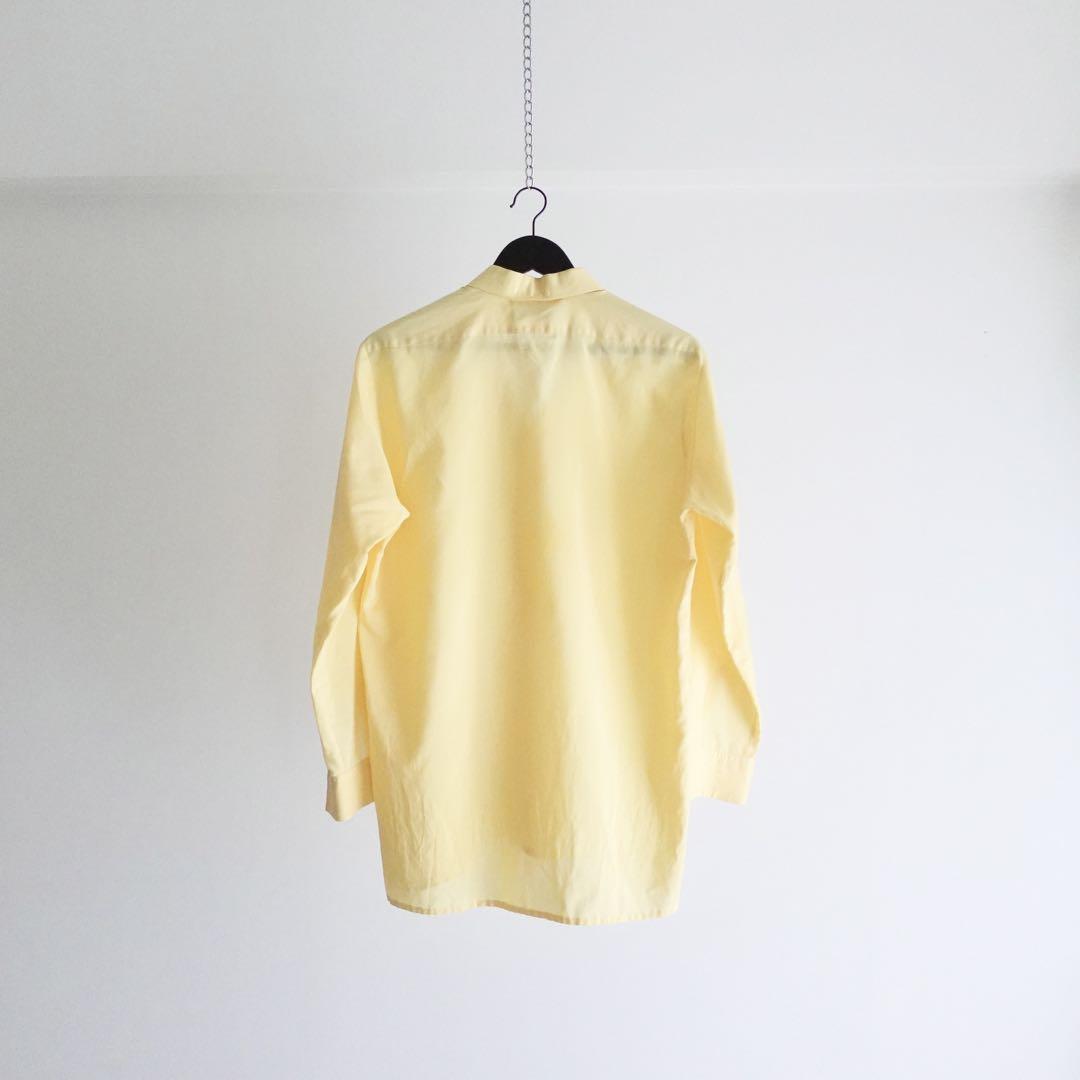 70s Euro Vintage Yellow Square-cut Shits