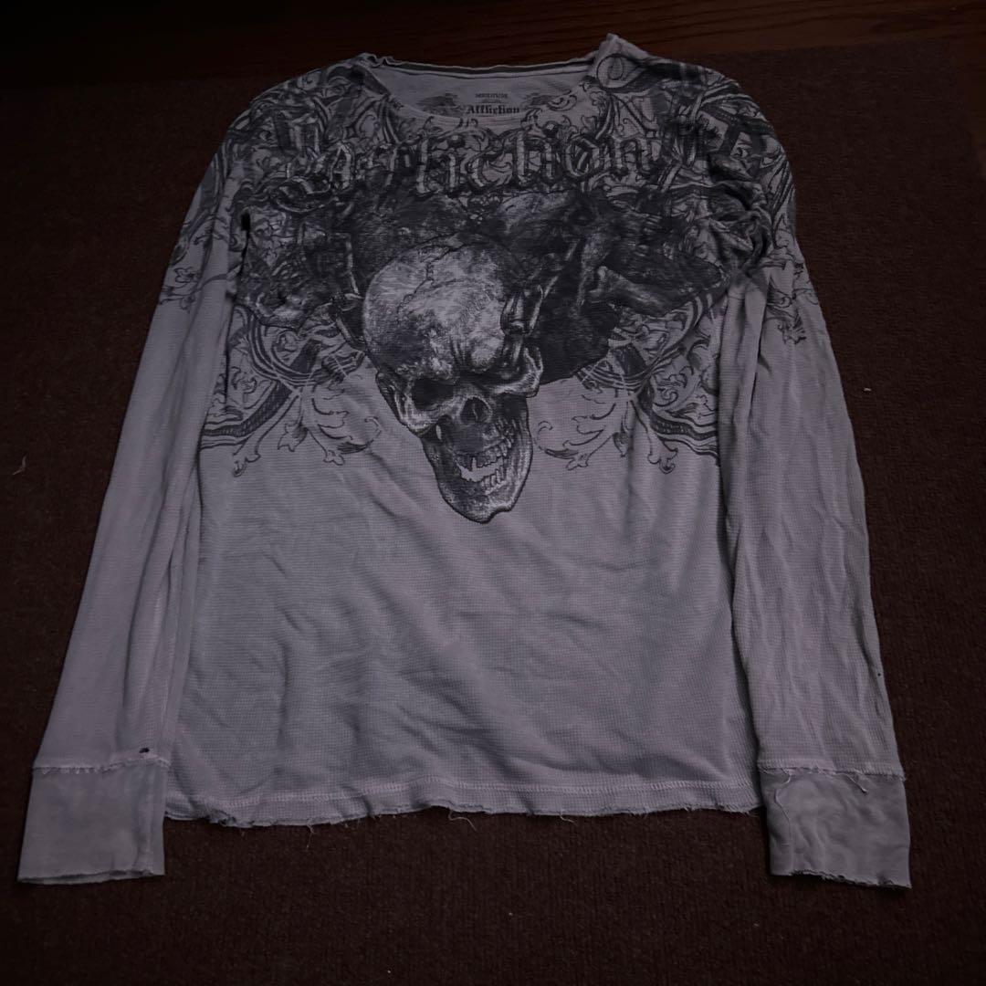 affliction サーマル　カットソー