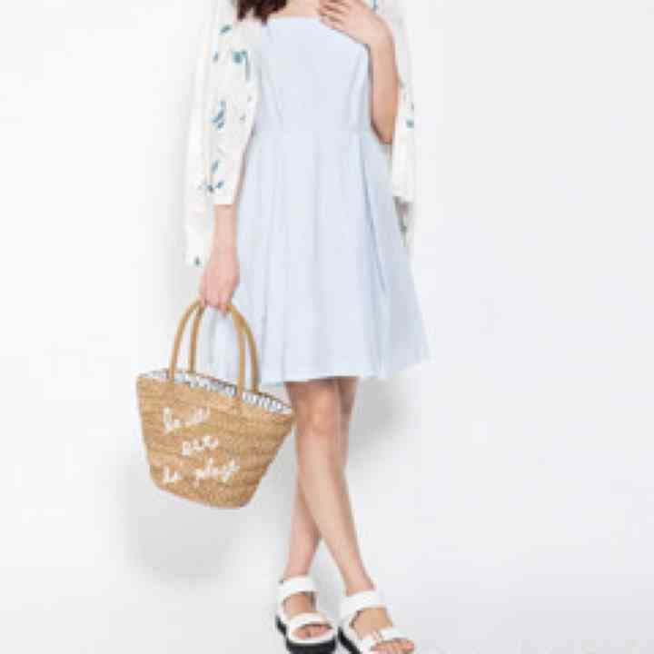 FRAY I.D 新品タグ付き リネンベアワンピース 