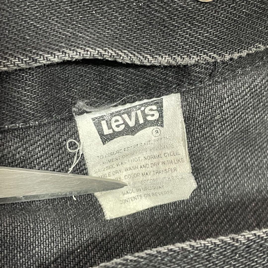 90s Levi's 70598 デニム　ジャケット　トラッカー　ブラック　L
