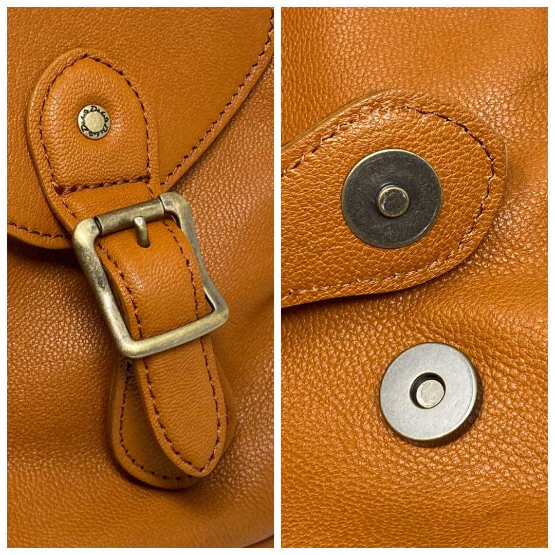 未使用 Dakota ダコタ リュック ファレル キャメル ブラウン レザー 茶