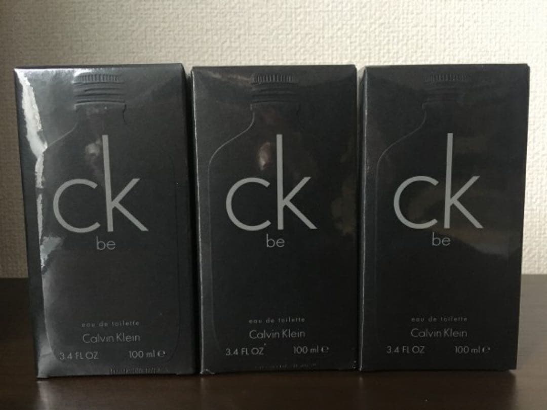 新品★カルバンクライン CK be 100ml×3本セット EDT SP★送料込