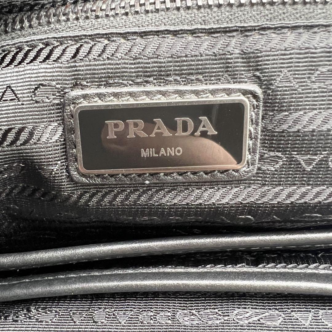 PRADA プラダ 2VZ001 カーブレザー リュック バックパック レザー