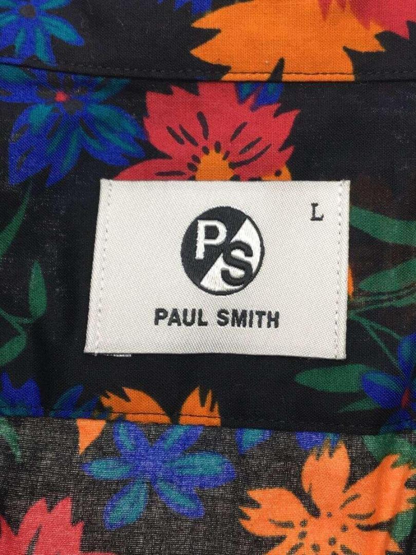 L人気ブランドのポールスミス☆Paul Smith 半袖シャツ L コットン 総柄 ...