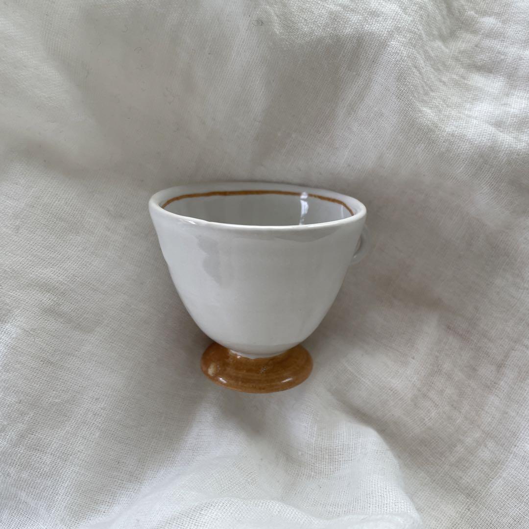 中田雄一さん　茶杯　おちょこ　湯呑み　カップ　コップ　耳付き　中国茶　デミタス