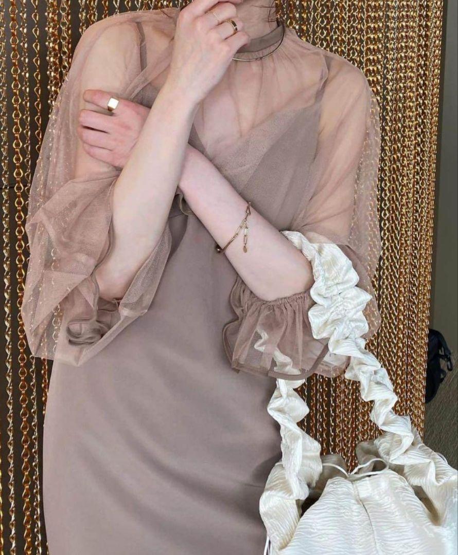 AMERI  MANY WAY AIRY VEIL DRESS サイズS