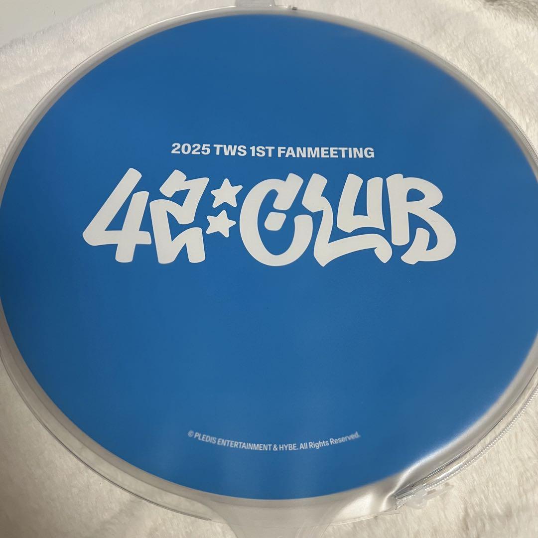TWS <42:CLUB> IN SEOUL ジフン ソウルコン うちわ 新品 TWS ペンミ 42:club ソウルコン うちわ 新品未開封 ギョンミン