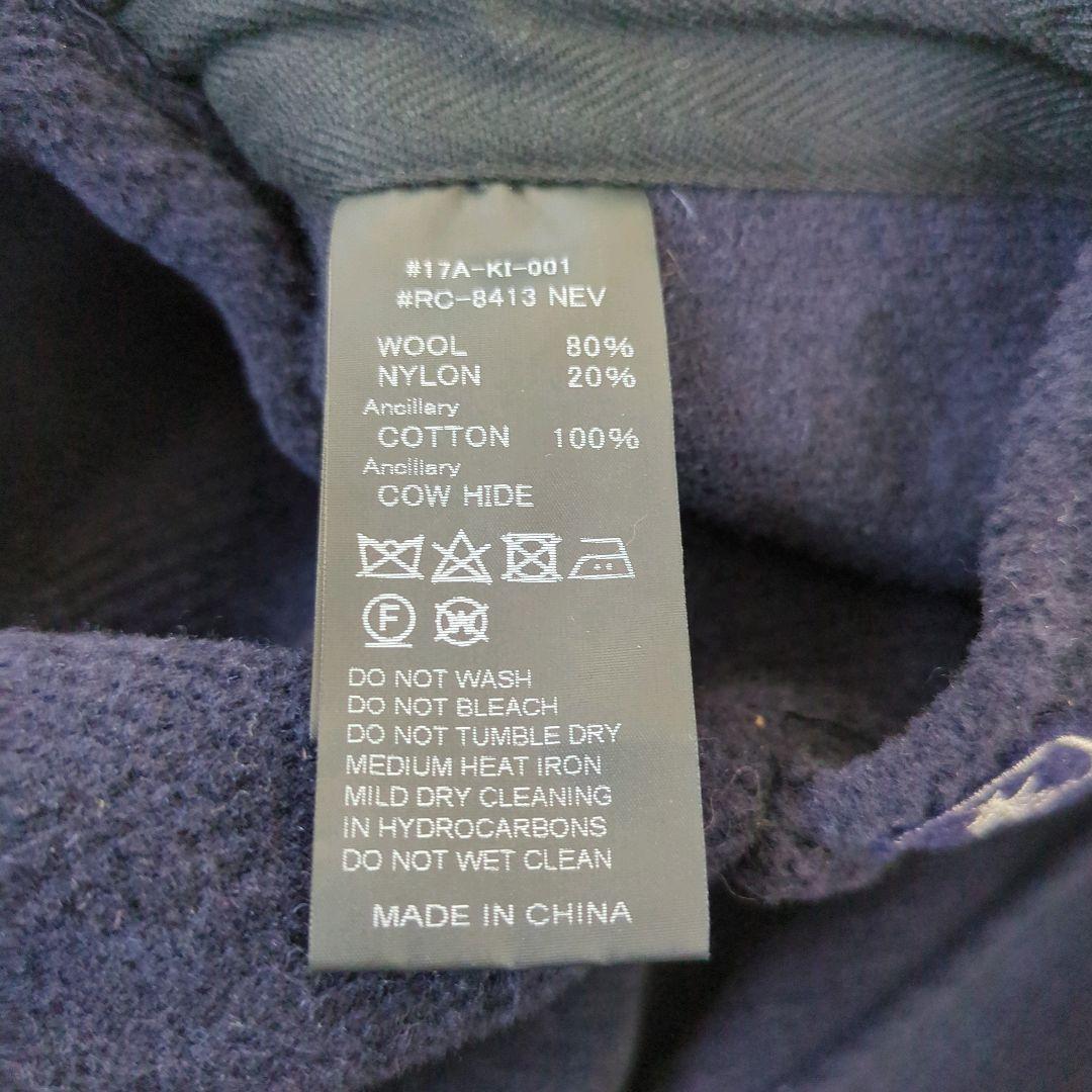 ORCIVAL Le Tinte ダッフルコート ヘリンボーン ネイビー XL
