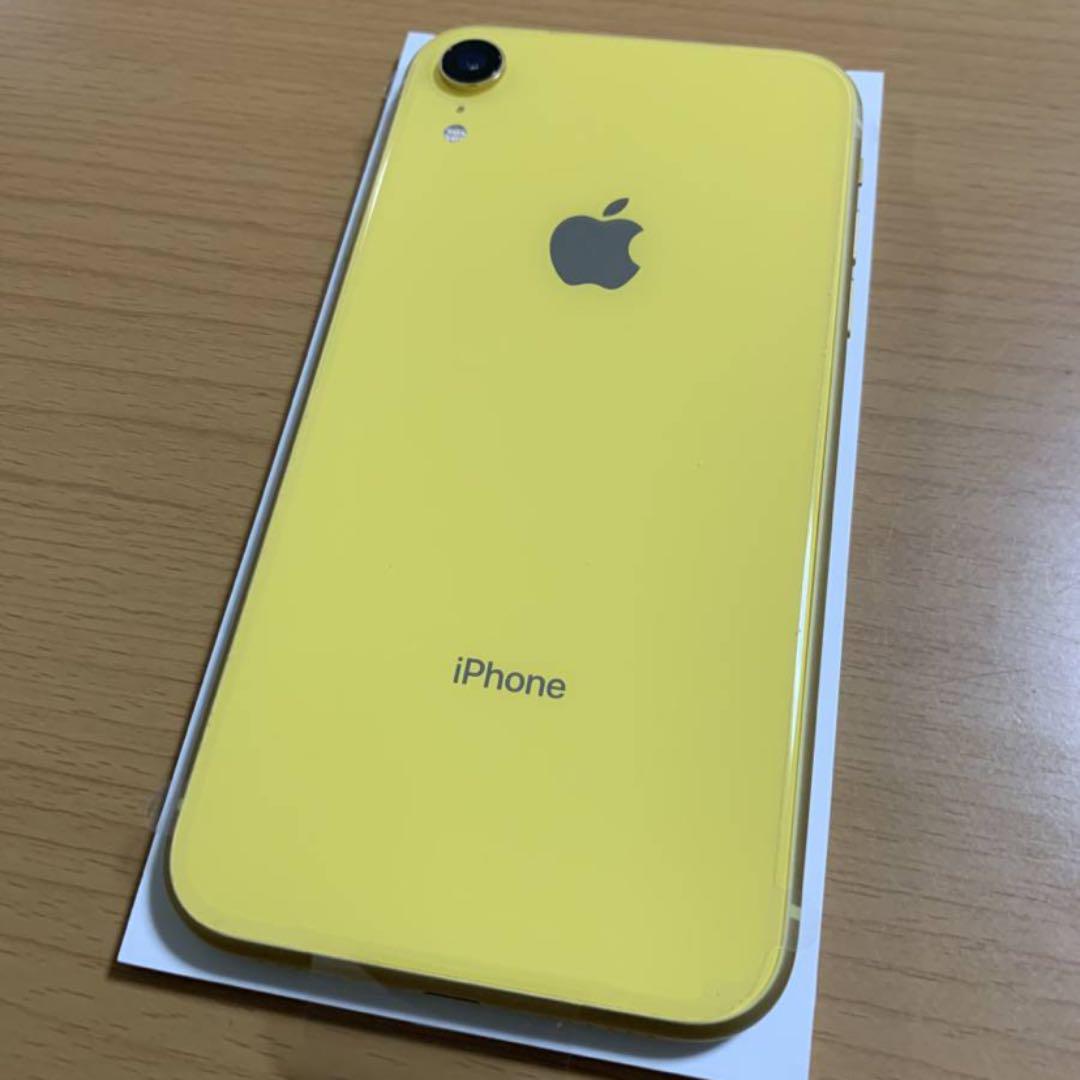 iPhone XR 128GB イエロー SIMロックあり