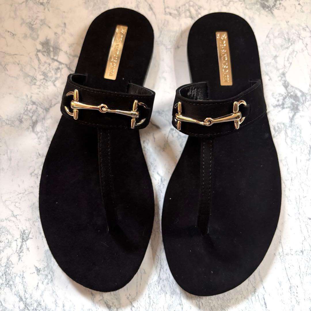 アパルトモン購入 デアサンダルズカプリ ビットフラットサンダル