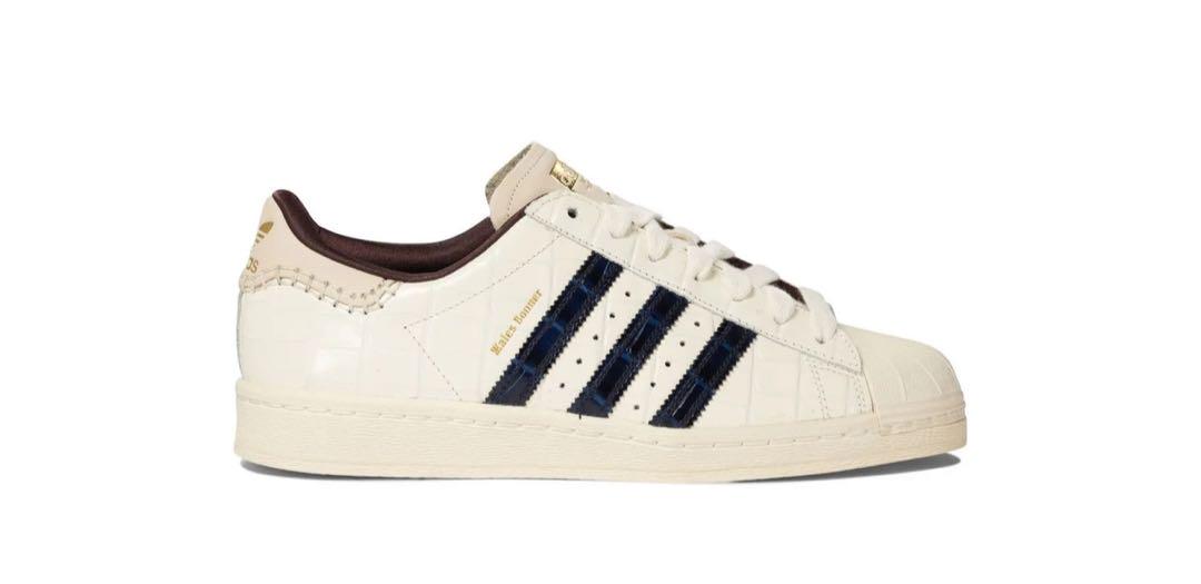 adidas Superstar アイボリー ネイビー スニーカー