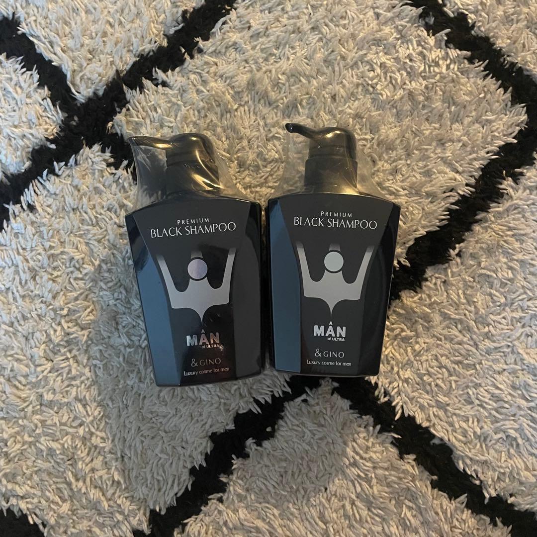 &GINO プレミアムブラックシャンプー 400ml