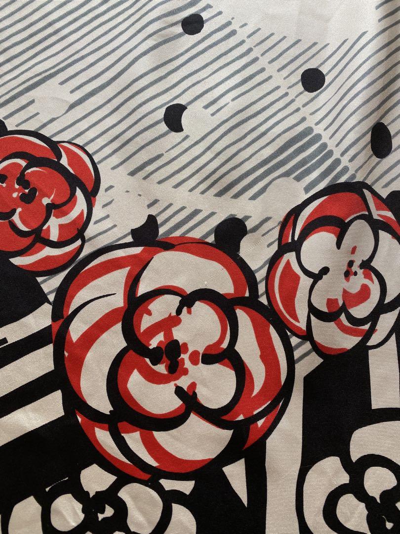 CHANEL 花柄 スカーフ