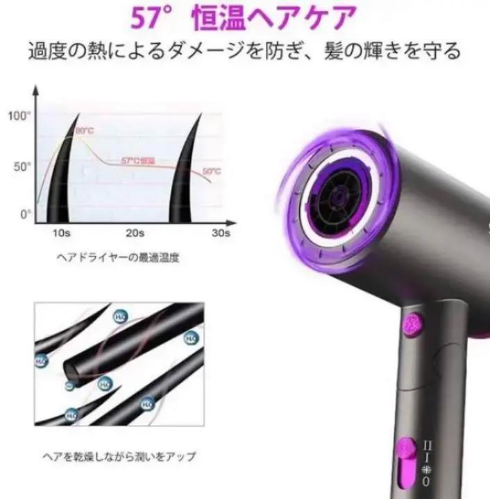 セール豊富な ❤ダイソン級のハイパワー❣日本製1800Wモーター搭載で速乾❤ヘアドライヤー H0AEu-m73266060926 全国無料2022