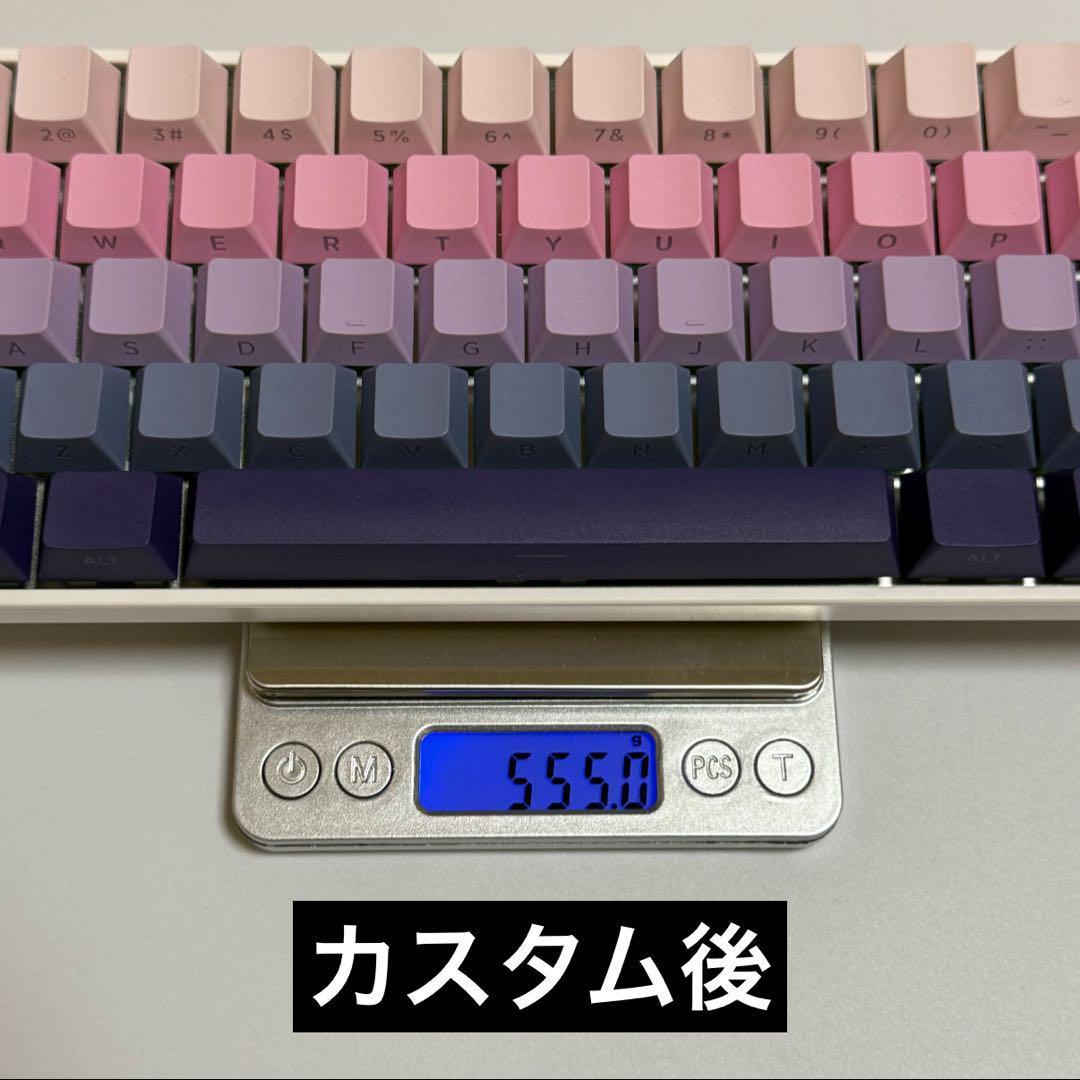 静音カスタム済】MonsGeek FUN60 PRO 有線モデル キーボード