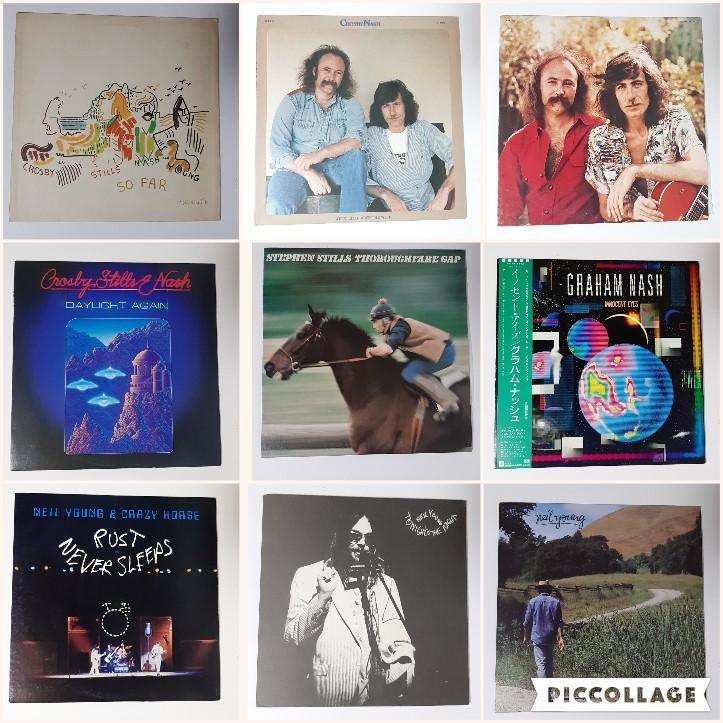 【国内盤LP】CROSBY,STILLS,NASH & YOUNG関連まとめ9枚