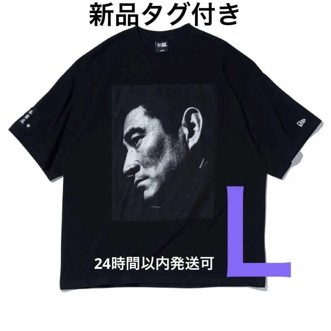 半袖 オーバーサイズド コットン Tシャツ 高倉健 × 永樂屋 ブラック