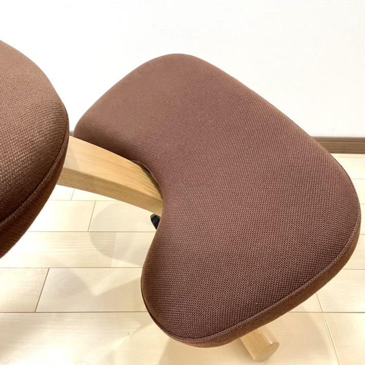 サカモトハウス ダークブラウン 中古美品 hCSBr-m73270192798 バランスチェア バランスイージー 高評価在庫