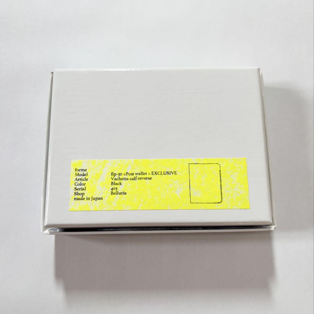 小物 forme Post wallet Vachetta calf reverse