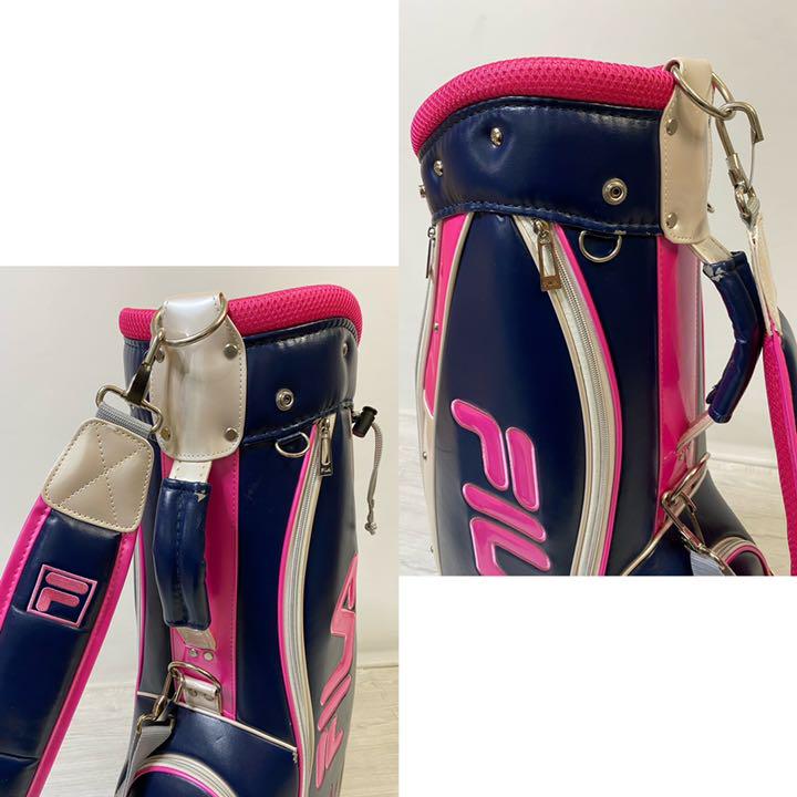 新作登場新品 ピンク フィラ ゴルフ キャディバック レディース 女性 中古 格安 可愛い TkPjr-m73274018578 安い高評価