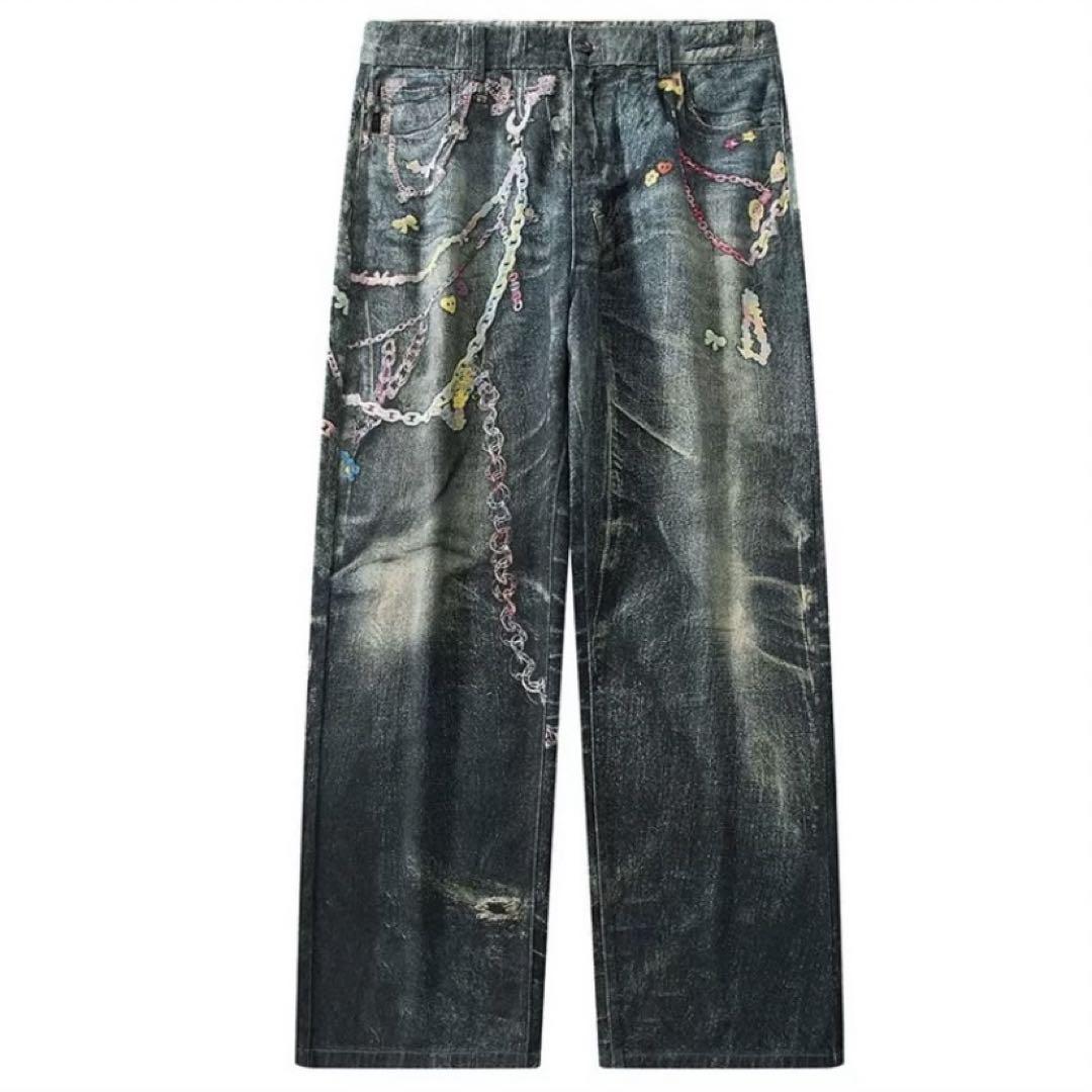ハーフデニムmenes jaded london acne studios似 バギーデニム manes jaded london Acne Studios 似 - メルカリ