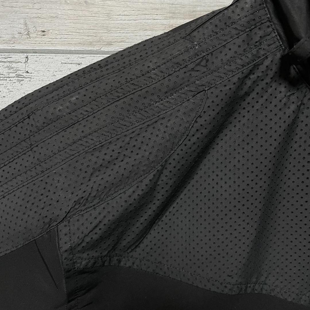 adidas　アディダス　ジャケット　ブルゾン　レザーロゴ　トレフォイル　黒　М