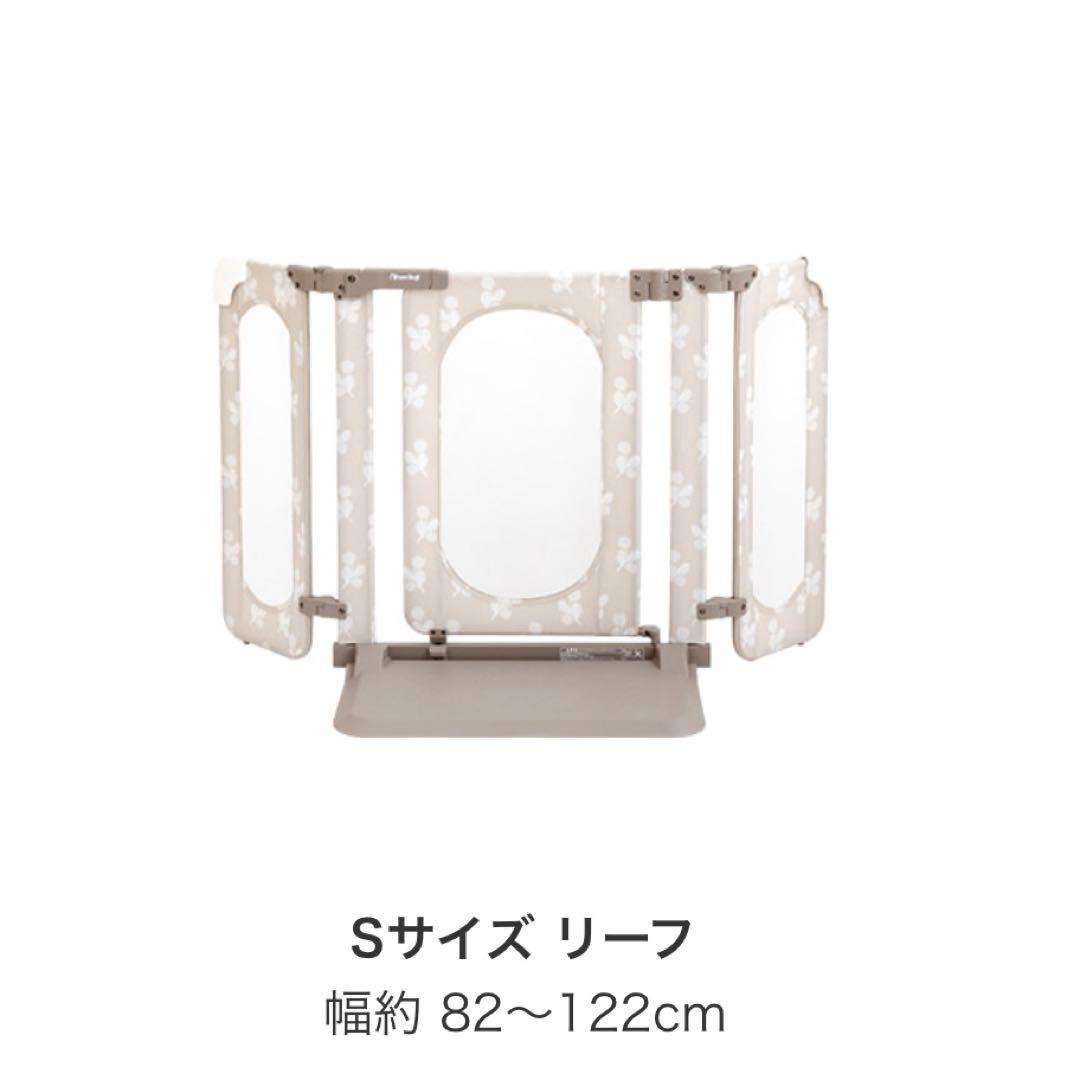 おくトビラ Sサイズ リーフ柄 日本育児 日本育児 おくトビラ Sサイズ リーフ ドア付き ベビーゲート