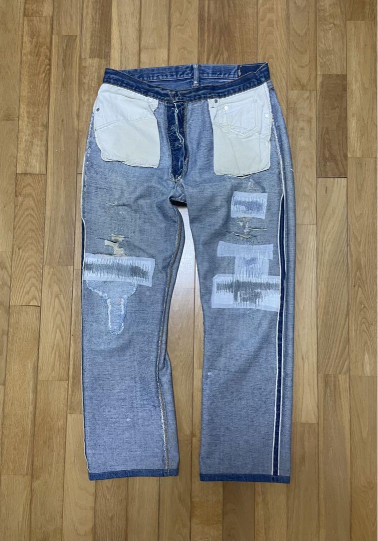 【格安】60s Levi's501\"BIGE\"後期 W35 ボタン裏8