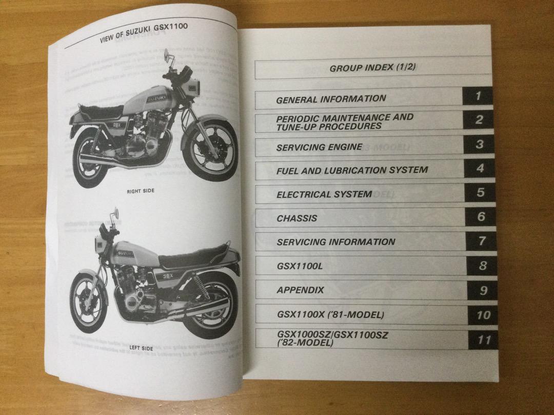 GSX1100 サービスマニュアル