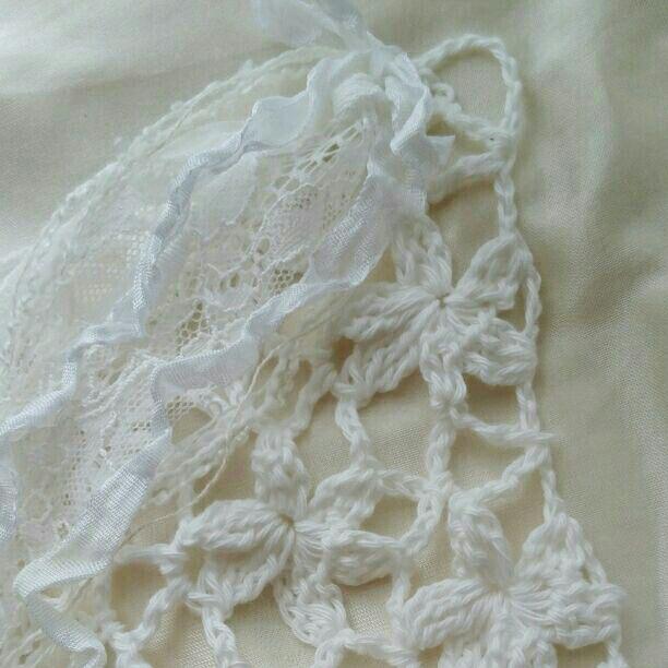 セール人気SALE Mamikoちゃん♡編み編みモチーフとレース❁❀ホワイト✿✾ 73tlo-m73280451942 HOTお買い得