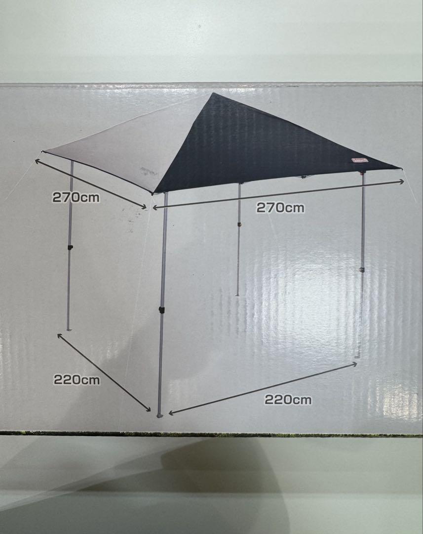 【未開封品】Coleman インスタントバイザーシェード/M ネイビー/グレー