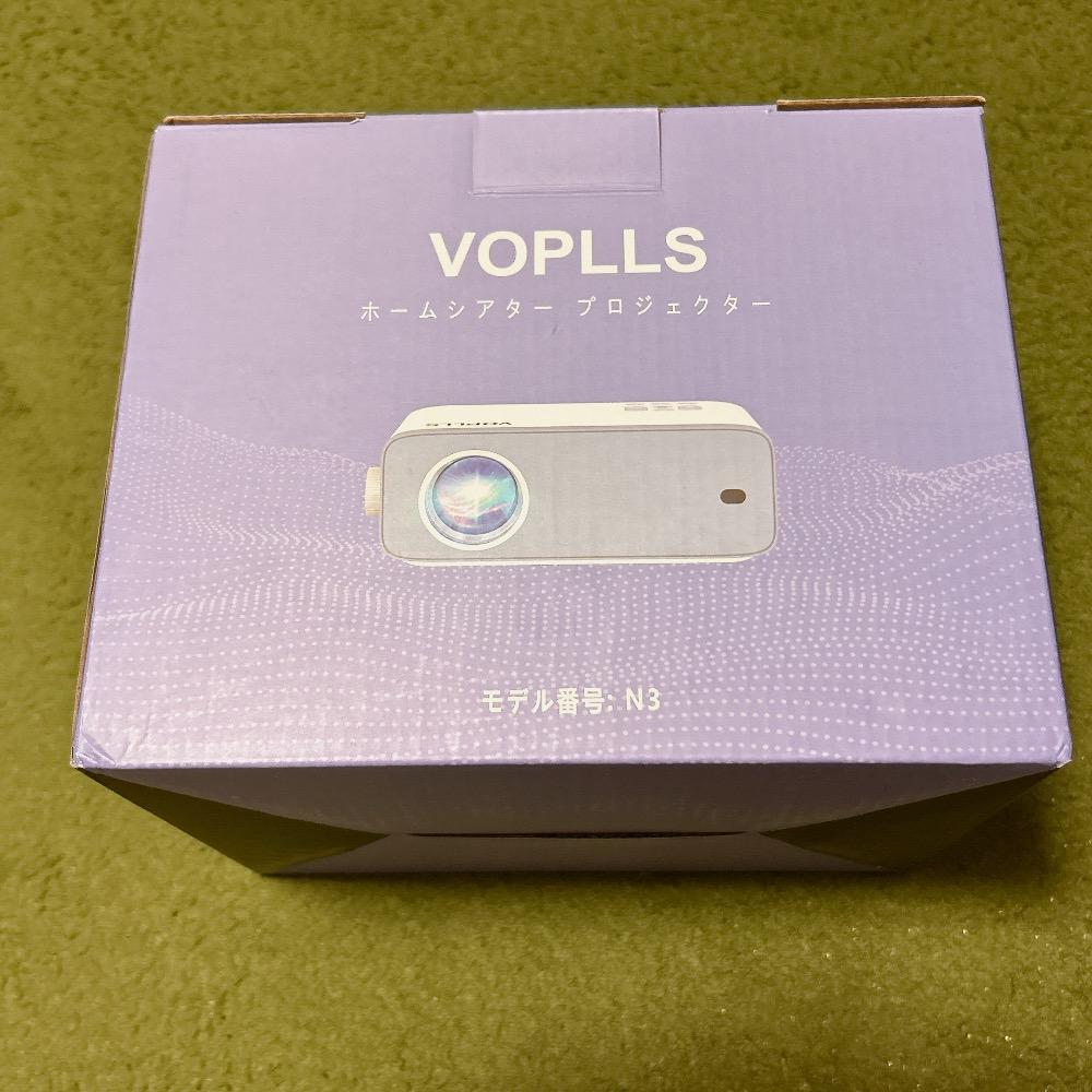 VOPLLS プロジェクター 小型 12000lm ホームプロジェクター