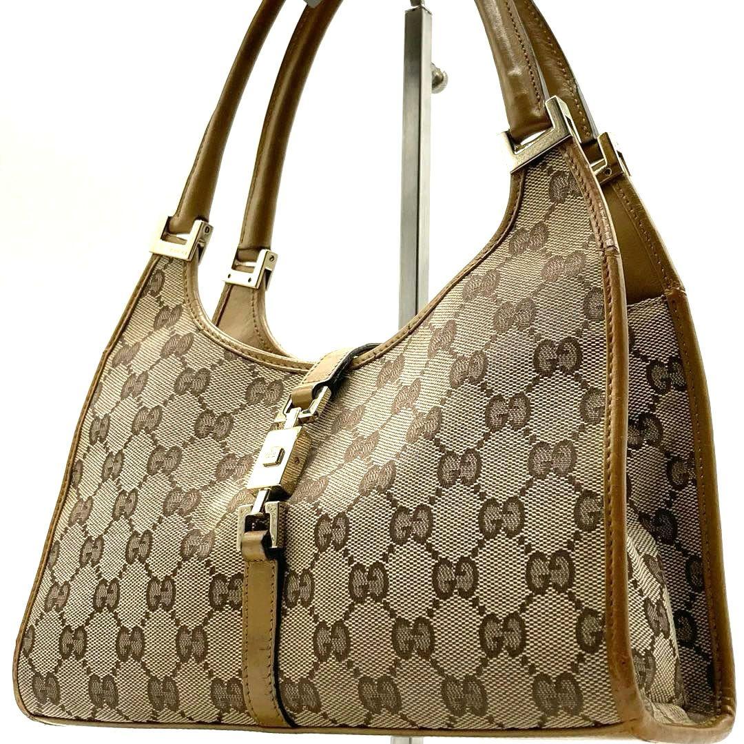 GUCCI ジャッキー ハンドバッグ ワンショルダー キャンバス