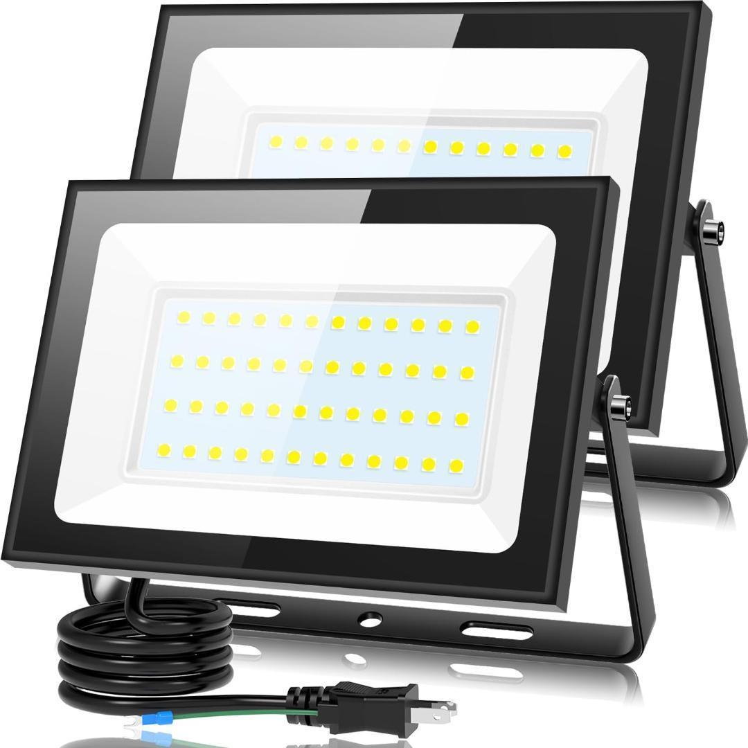 【超薄型・2個セット】 LED投光器 120W ledライト 屋外 100V