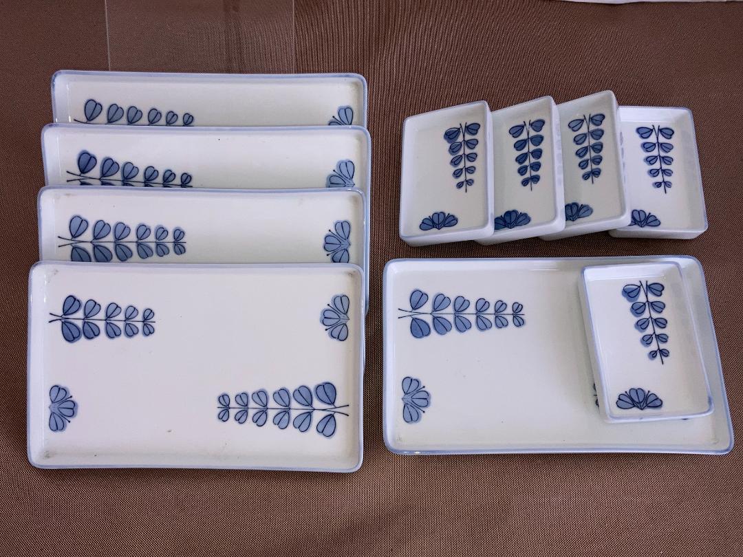 ★美品★乃りたけ刺身皿/醤油皿５客セット和食器