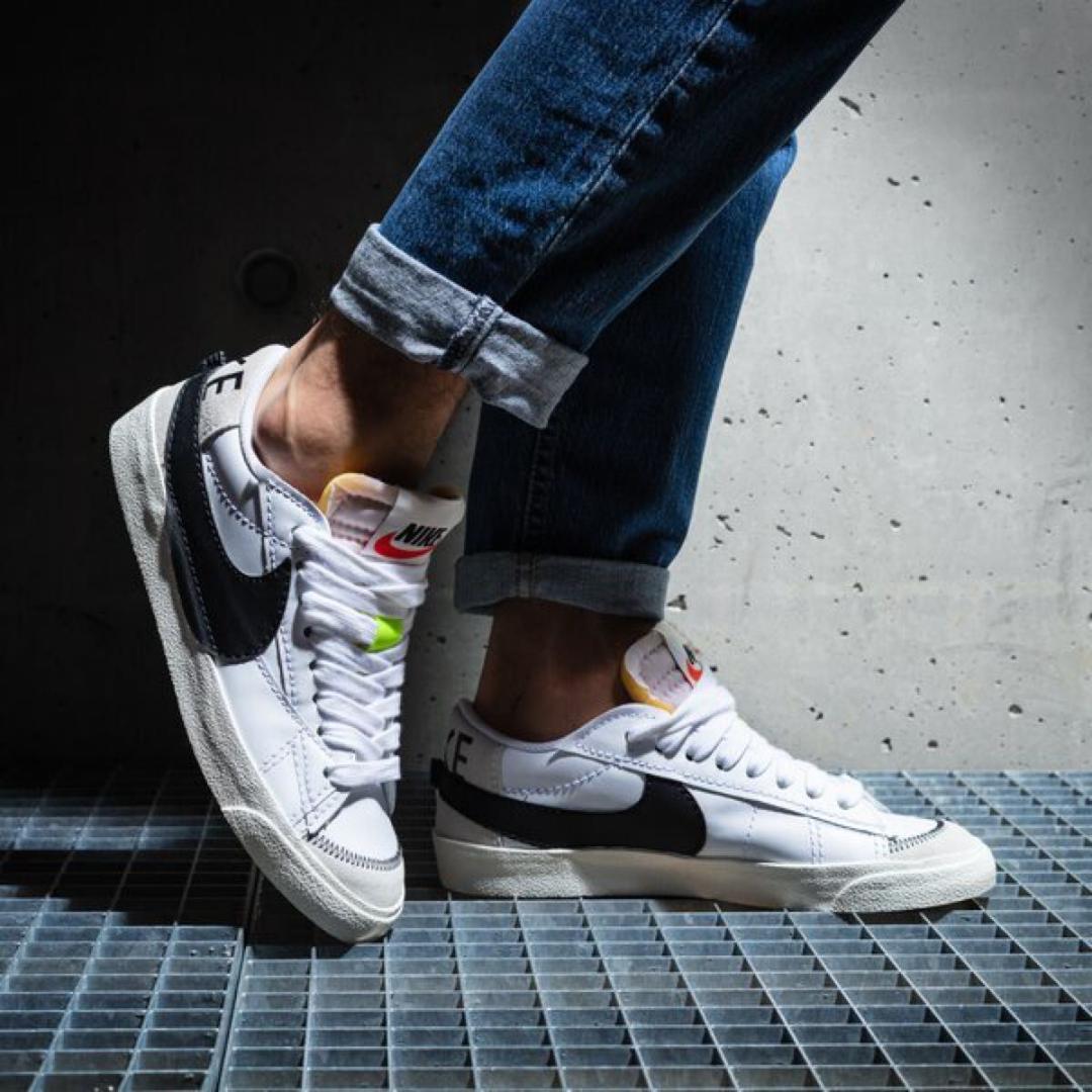 【新品/24cm】ナイキ NIKE BLAZER LOW JUMBO ブラック