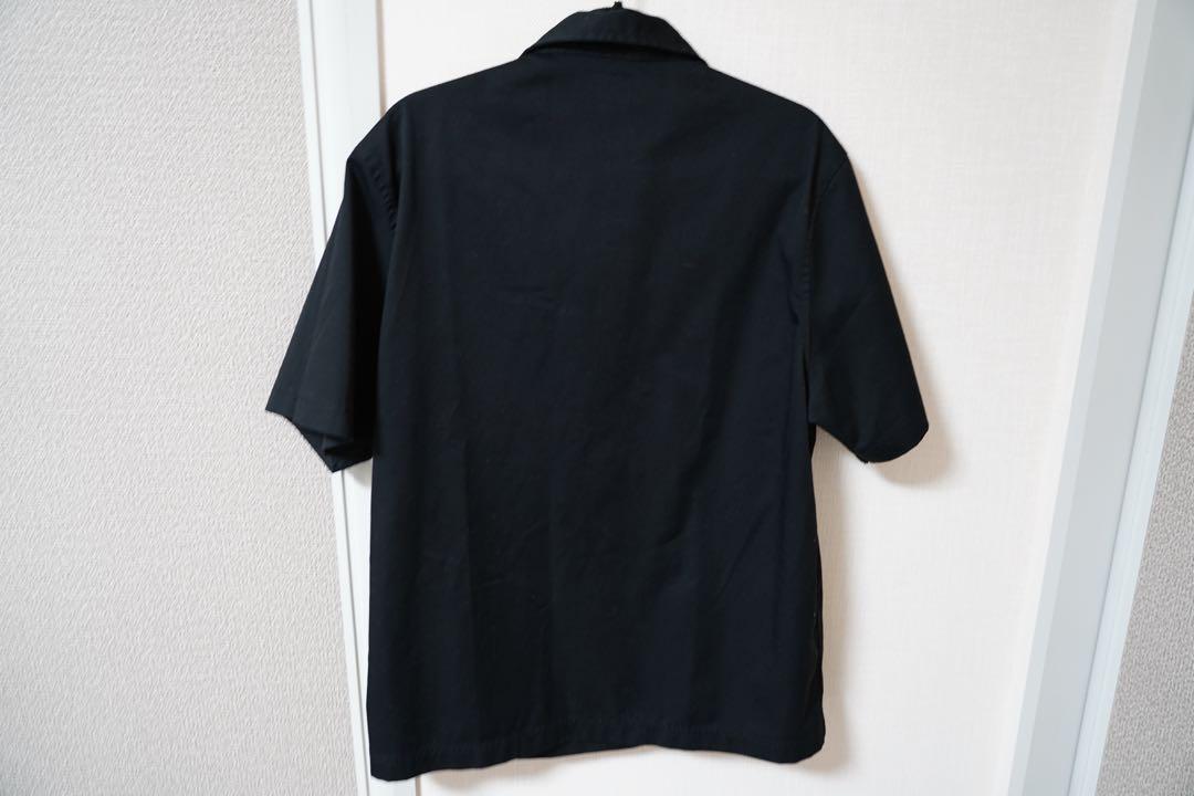 Stussy ブラック ワークシャツ 半袖