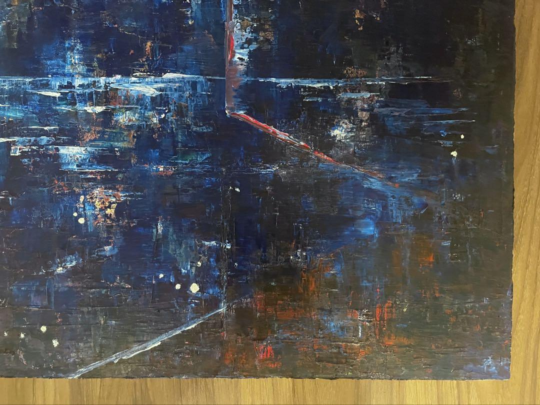 絵画　油絵　原画　抽象画　現代アートF10