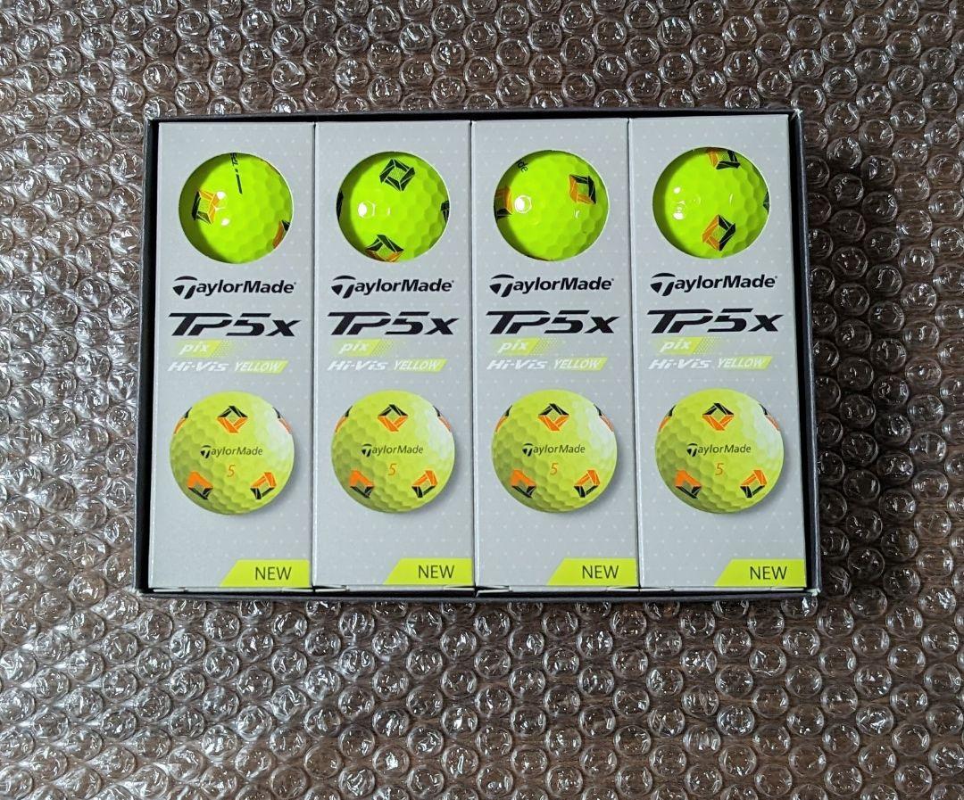 新品　テーラーメイド TP5 pix イエロー 2024年モデル 2ダース テーラーメイド TP5 pix ボール 2024年モデル [イエロー] 価格