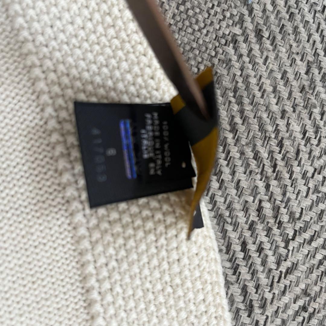 FENDI フェンディ　ズッカ　FF柄　デカロゴ　ウールショール