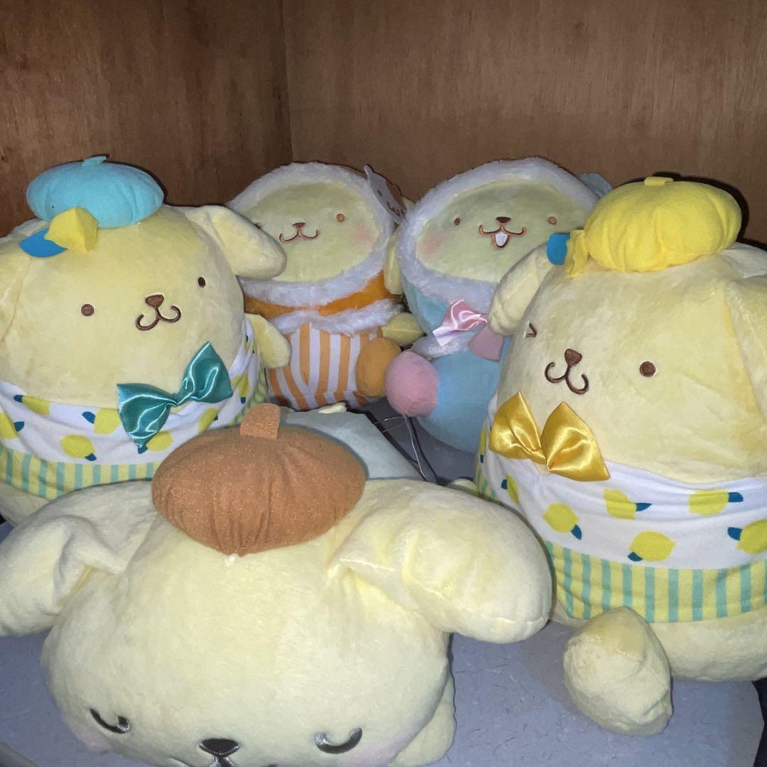 【まとめ売り】ポムポムプリン ぬいぐるみ サンリオキャラクターズ ポムポムプリンまとめ売り!
